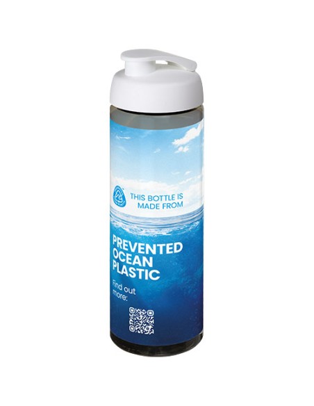 Borraccia sportiva da 850 ml con coperchio a scatto H2O Active® Eco Vibe