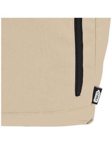 Zaino con chiusura arrotolabile per portatile da 15,6" in PET riciclato certificato GRS Byron 18L