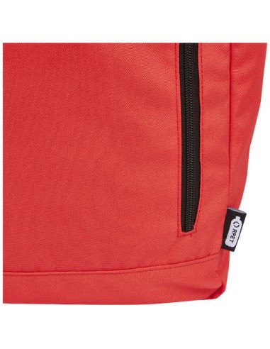 Zaino con chiusura arrotolabile per portatile da 15,6" in PET riciclato certificato GRS Byron 18L