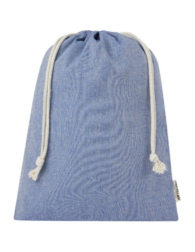 Sacchetto per confezione regalo grande in cotone riciclato 150 g/m² certificato GRS Pheebs - 4L