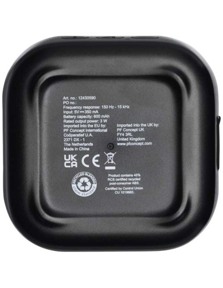 Mini speaker Bluetooth® 2.0 in plastica riciclata RCS da 3 W Stark Mini speaker Bluetooth® 2.0 in plastica riciclata RCS da 3 W Stark