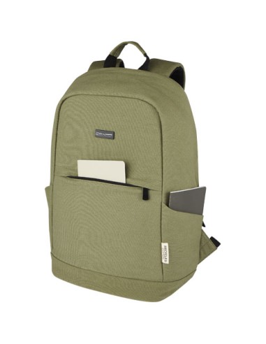 Zaino antifurto per portatile da 15,6" in canvas riciclato certificato GRS Joey - 18L
