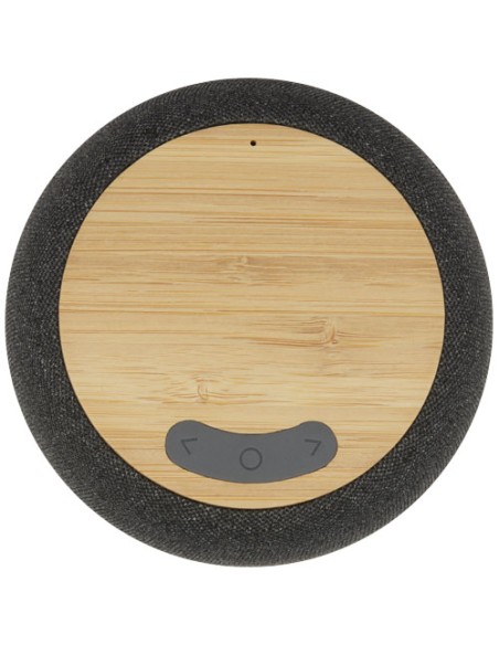 Speaker Bluetooth® con stazione di ricarica wireless in bambù/PET riciclato Ecofiber Speaker Bluetooth® con stazione di ricarica wireless in bambù/PET riciclato Ecofiber