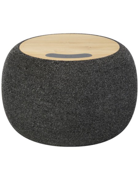 Speaker Bluetooth® con stazione di ricarica wireless in bambù/PET riciclato Ecofiber Speaker Bluetooth® con stazione di ricarica wireless in bambù/PET riciclato Ecofiber