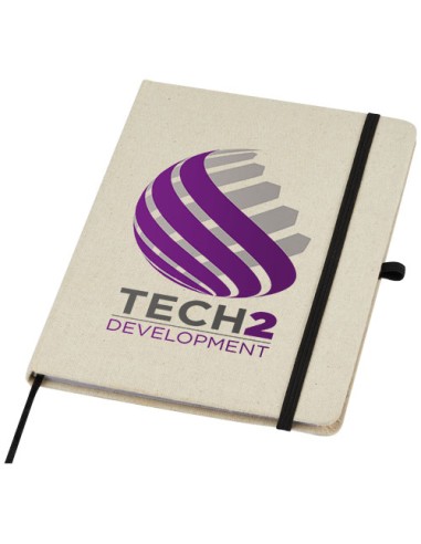 Blocco note in cotone biologico con copertina rigida Tutico