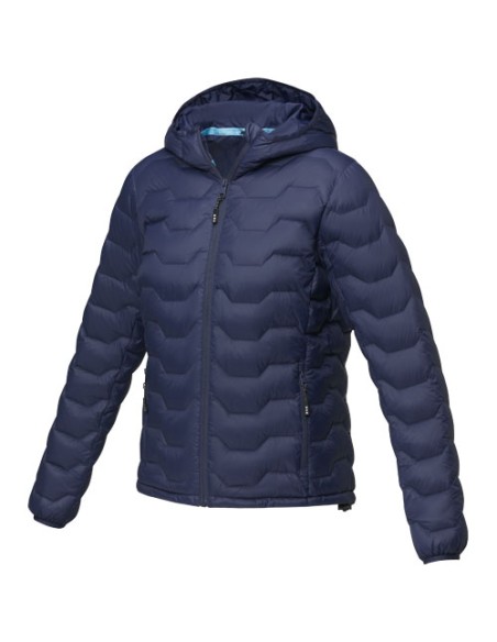 Giacca termica da donna in piuma e materiale riciclato certificato GRS Petalite