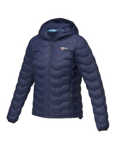 Giacca termica da donna in piuma e materiale riciclato certificato GRS Petalite