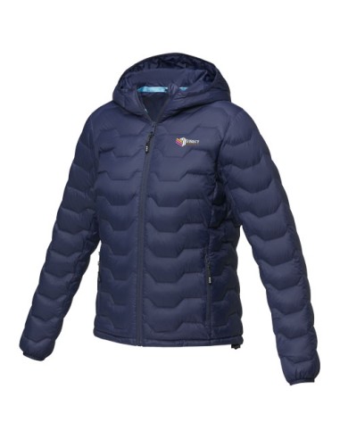 Giacca termica da donna in piuma e materiale riciclato certificato GRS Petalite