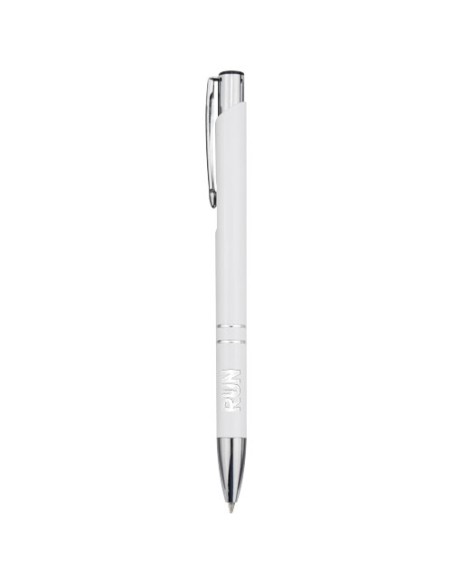 Penna a sfera in alluminio riciclato Moneta (inchiostro nero)