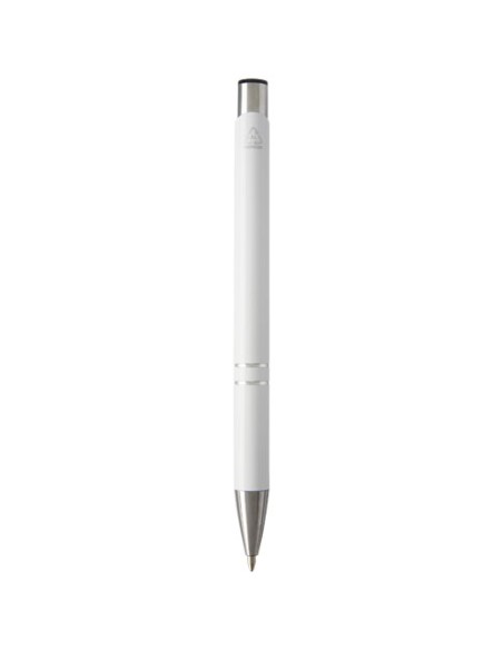 Penna a sfera in alluminio riciclato Moneta (inchiostro nero)