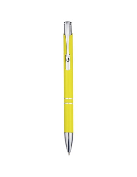 Penna a sfera in alluminio riciclato Moneta (inchiostro nero)