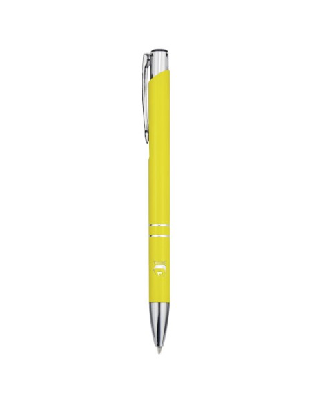 Penna a sfera in alluminio riciclato Moneta (inchiostro nero)