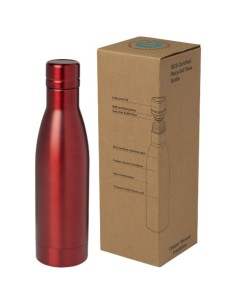 Borraccia termica con isolamento sottovuoto in rame e acciaio inossidabile riciclato certificato RCS da 500 ml Vasa