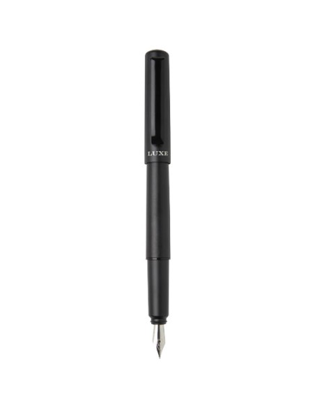 Penna stilografica in alluminio riciclato Lucetta (inchiostro nero)