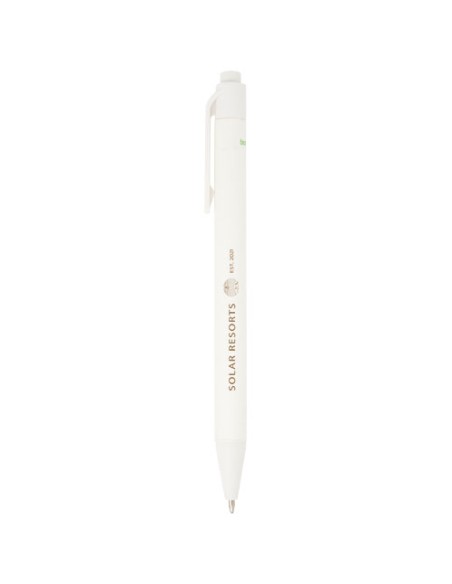 Penna a sfera in carta riciclata monocromatica con finitura opaca Chartik (inchiostro nero)