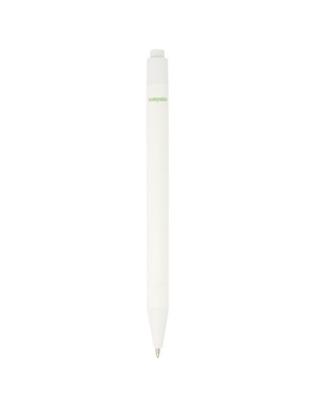 Penna a sfera in carta riciclata monocromatica con finitura opaca Chartik (inchiostro nero)
