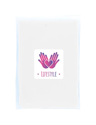 Poncho impermeabile monouso in materiale riciclato certificato GRS con custodia Mayan 