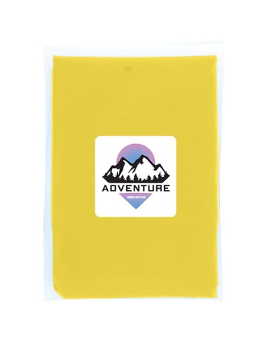 Poncho impermeabile monouso in materiale riciclato certificato GRS con custodia Mayan 