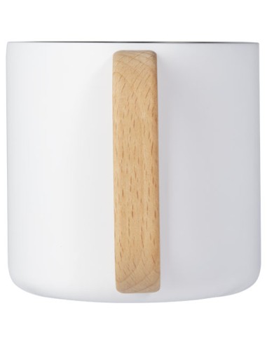 Tazza in acciaio inossidabile riciclato certificato RCS da 360 ml con isolamento sottovuoto in rame Bjorn