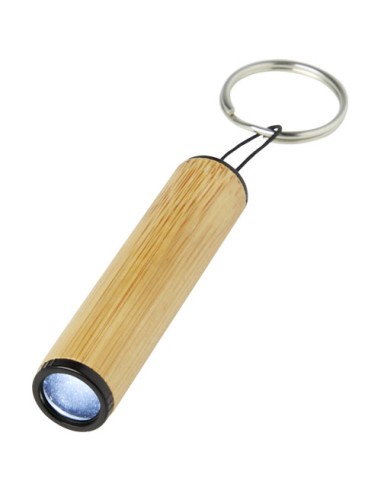 Portachiavi in bambù con luce Cane