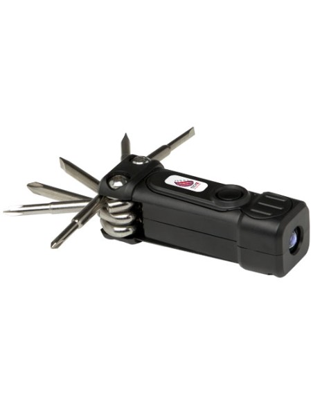 Set di cacciaviti 8 in 1 con torcia in plastica riciclata RCS Octo