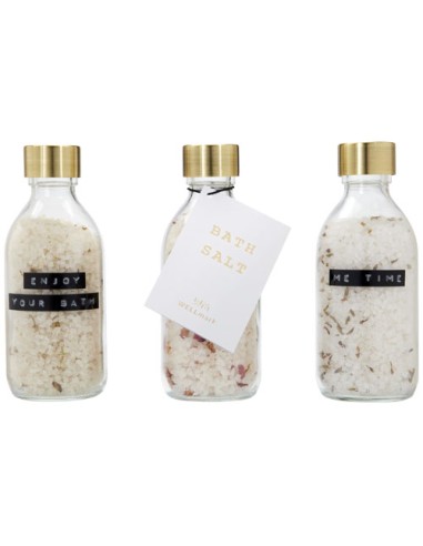 Set regalo di sali da bagno 3 pezzi da 200 ml Wellmark Just Relax