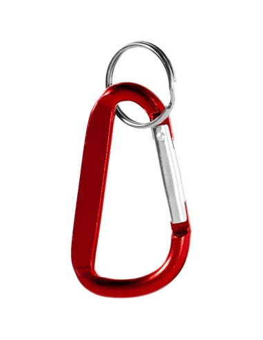 Portachiavi con moschettone in alluminio riciclato certificato RCS Timor