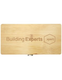 Set di utensili in bambù/plastica riciclata da 19 pezzi Rivet