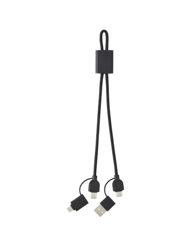 Cavo di ricarica rapida e trasferimento dati 6 in 1 in alluminio riciclato RCS da 45 W Connect