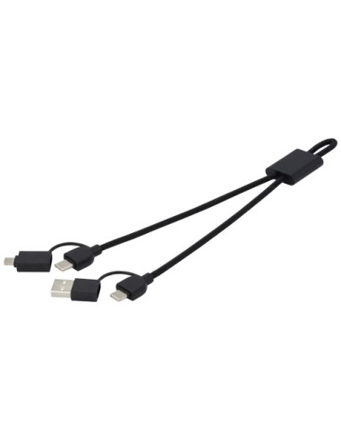 Cavo di ricarica rapida e trasferimento dati 6 in 1 in alluminio riciclato RCS da 45 W Connect