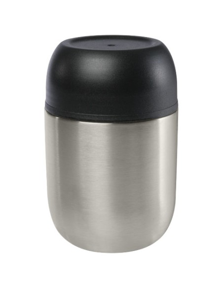 Portavivande in acciaio inossidabile riciclato a doppia parete da 480 ml con cucchiaio pieghevole Supo