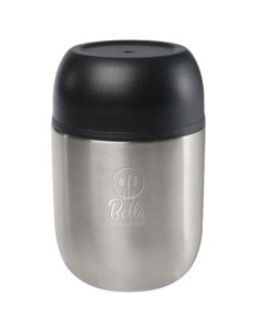 Portavivande in acciaio inossidabile riciclato a doppia parete da 480 ml con cucchiaio pieghevole Supo