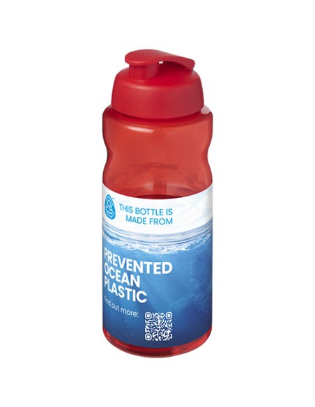 Borraccia sportiva da 1 litro con coperchio a scatto H2O Active® Eco Big Base