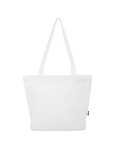 Tote bag in materiale riciclato certificato GRS con cerniera Panama 20l