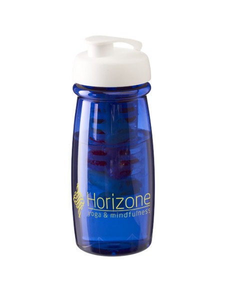 Borraccia sportiva H2O Active® Pulse da 600 ml con coperchio a scatto e infusore
