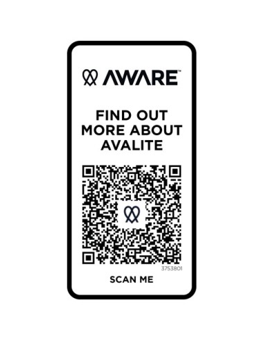 T-shirt in tessuto riciclato a maniche corte unisex Avalite Aware™