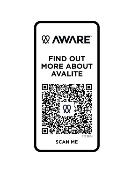 T-shirt in tessuto riciclato a maniche corte unisex Avalite Aware™