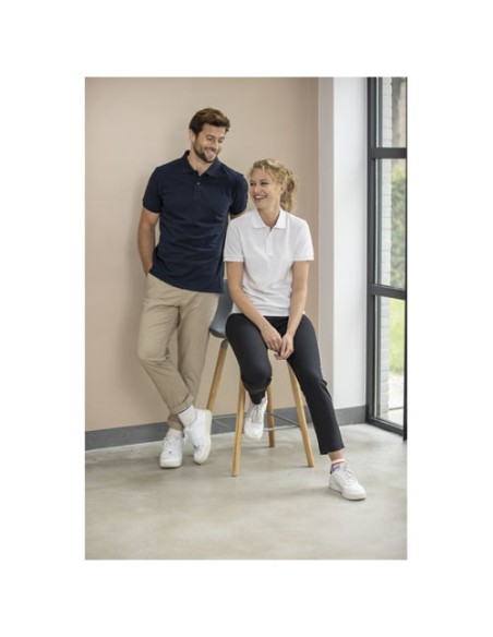 Polo unisex a maniche corte in tessuto riciclato da 200 g/m² Emerald Aware™