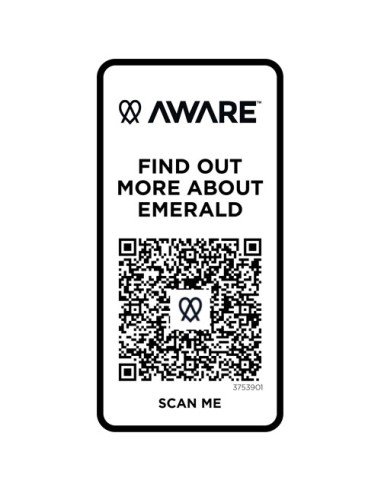 Polo unisex a maniche corte in tessuto riciclato Emerald Aware™