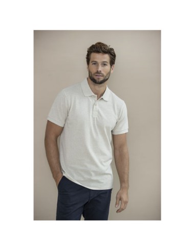 Polo unisex a maniche corte in tessuto riciclato Emerald Aware™