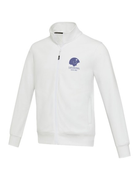 Maglione unisex in tessuto riciclato a cerniera intera da 320 g/m² Galena Aware™