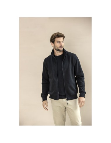 Maglione unisex in tessuto riciclato a cerniera intera Galena Aware™