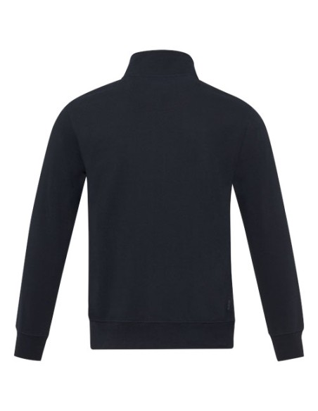 Maglione unisex in tessuto riciclato a cerniera intera Galena Aware™