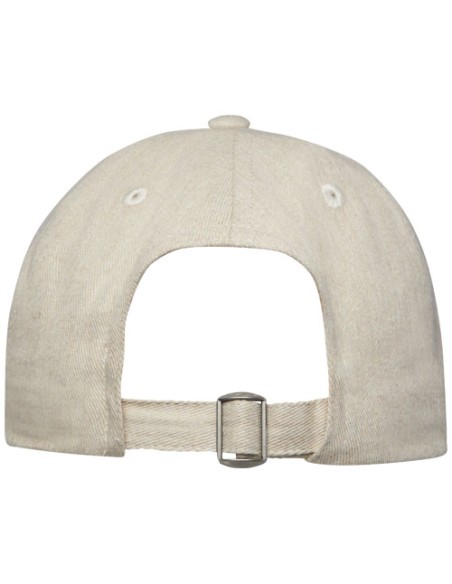 Cappellino in tessuto riciclato Aware™ a 5 pannelli Onyx