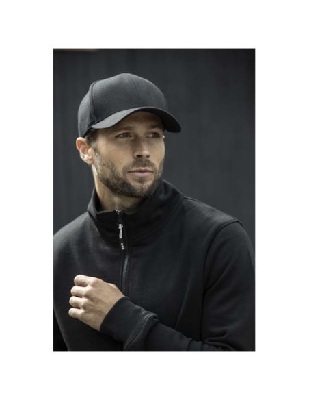 Cappellino in tessuto riciclato Aware™ a 6 pannelli Opal