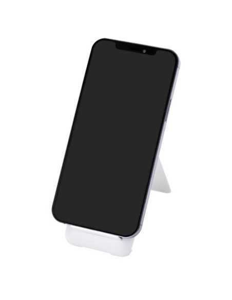Cavo di ricarica modulare in plastica riciclata con supporto per telefono Savvy Cavo di ricarica modulare in plastica riciclata con supporto per telefono Savvy