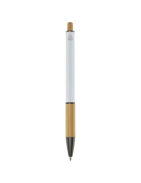 Penna a sfera in alluminio riciclato Darius (inchiostro blu)