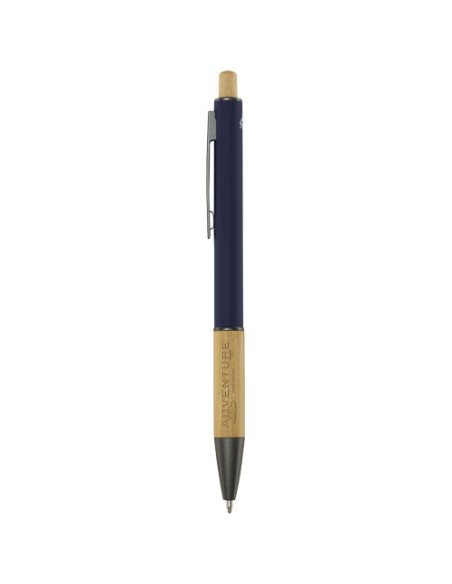 Penna a sfera in alluminio riciclato Darius (inchiostro blu)