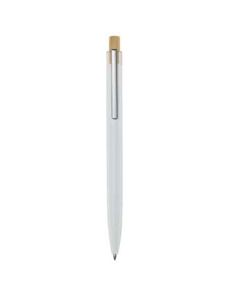 Penna a sfera in alluminio riciclato Nooshin (inchiostro blu)