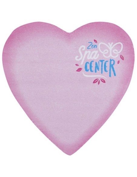 Foglietti adesivi in carta riciclata a forma di cuore Sticky-Mate®